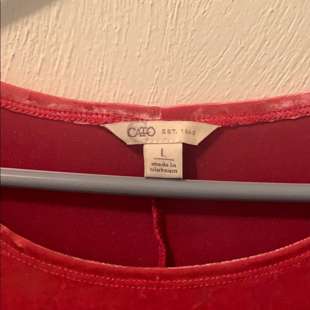 Velvet boxy top - Picture 3 of 4